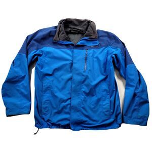 Marmot Nylon‎ Minimalist Jacket Mens XL Blue Softshell Work Chore Wind Rain